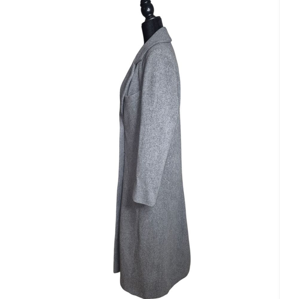 Vintage Women's Continental 100% Wool Trench Coat Jacket. Union Made In The USA. - Picture 5 of 11
